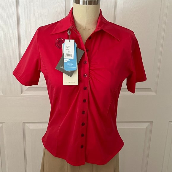 Gersemi Ladies Janna Short Sleeve Button Shirt - Picture 1 of 4